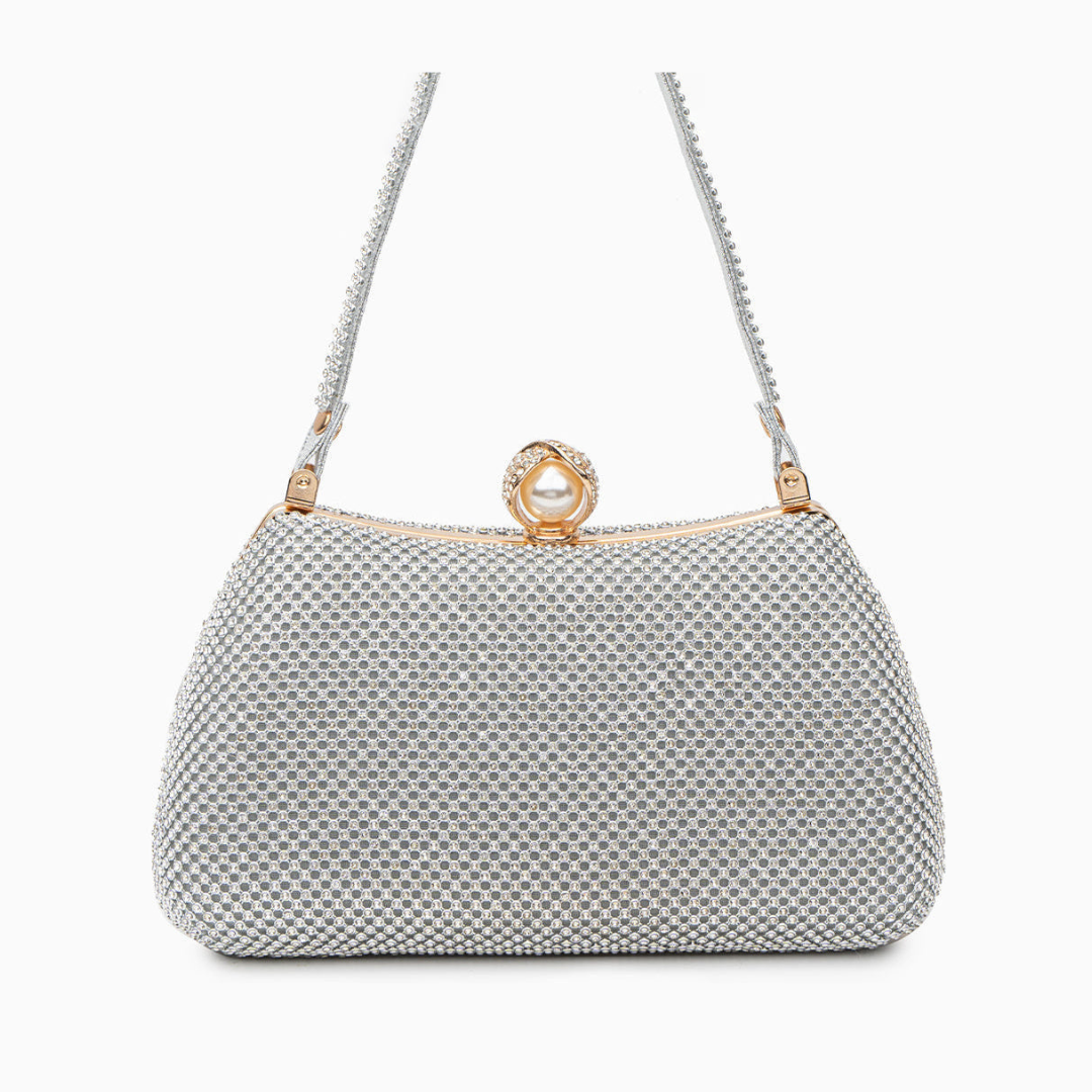 Vintage Rhinestones Glitter Handbag