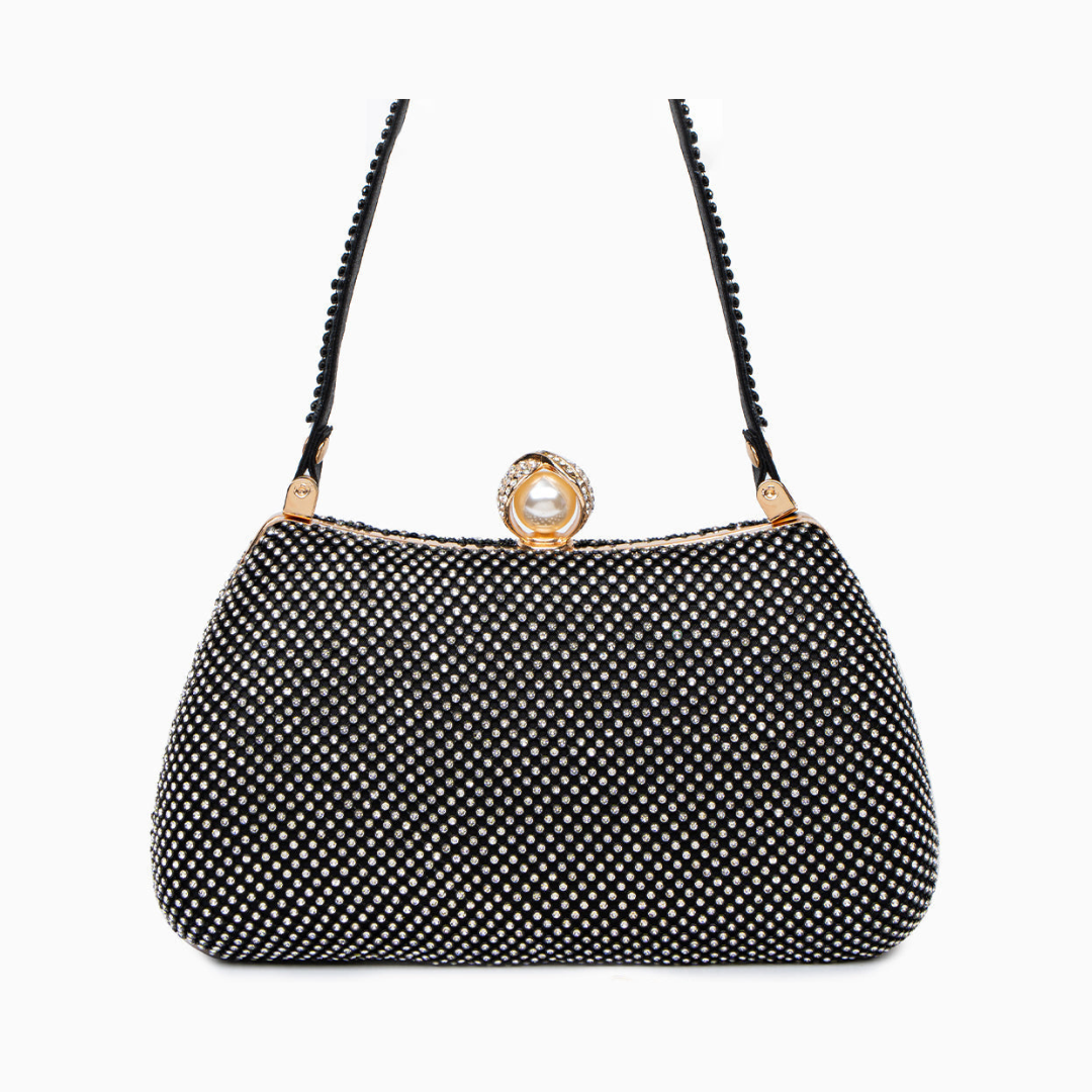 Vintage Rhinestones Glitter Handbag