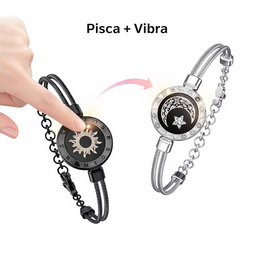 Conjunto de Braceletes – Conectando Quem Está à Distância