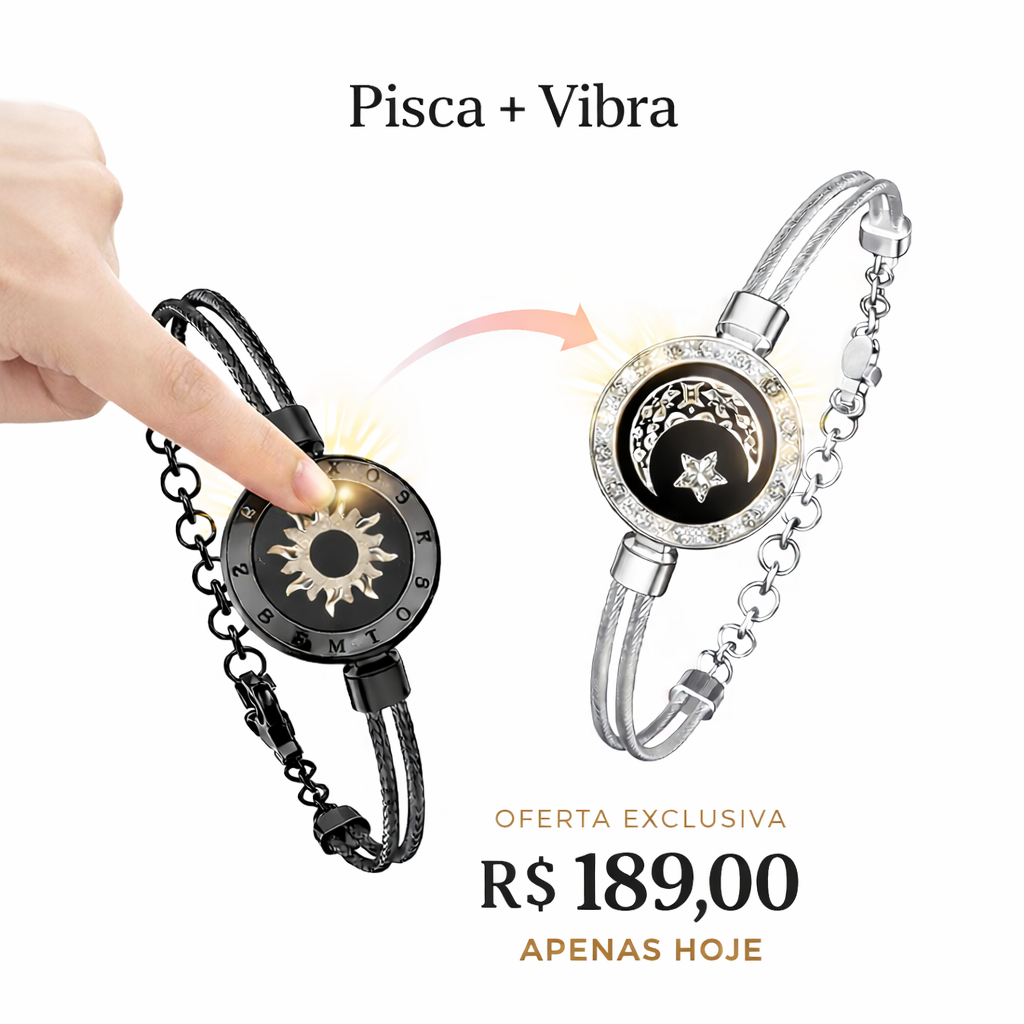 Conjunto de Braceletes – Conectando Quem Está à Distância