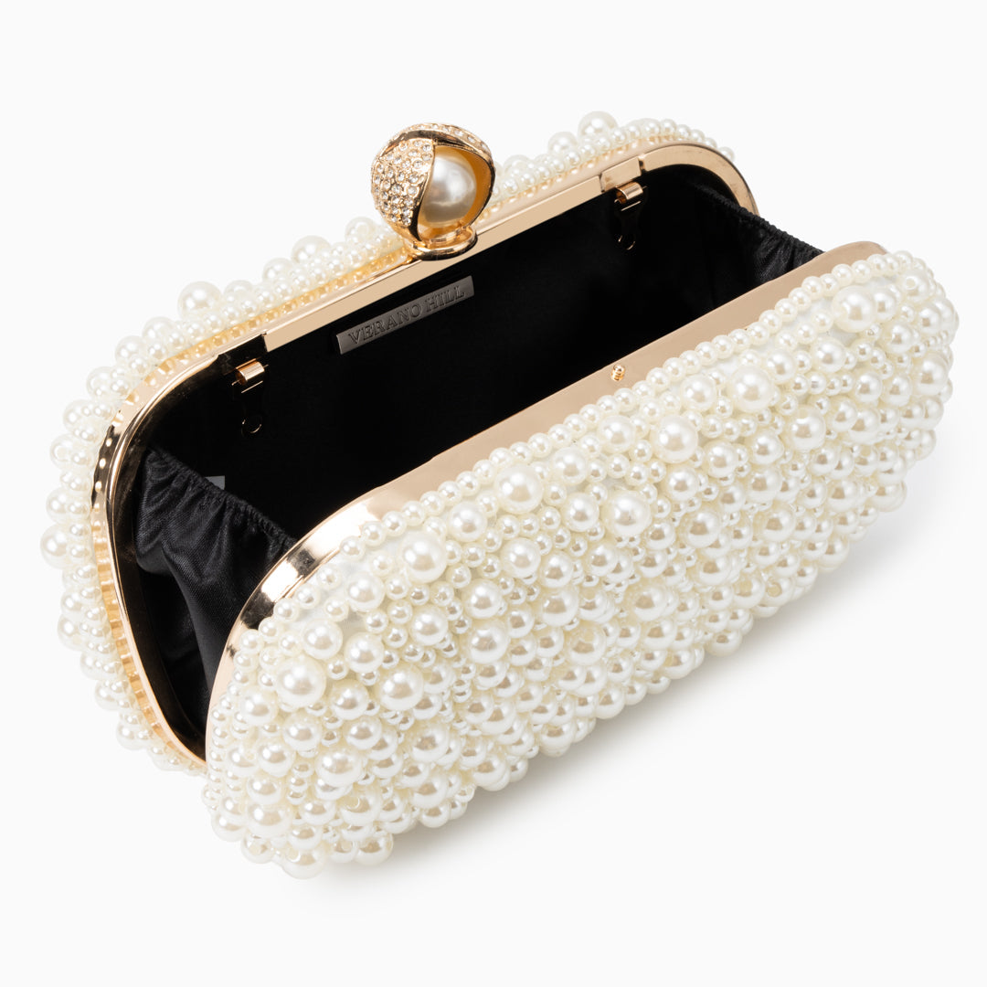 (CS) Chantal Pearl Clutch Bag