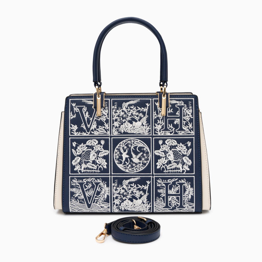 VH Embroidery Medium Tote Bag