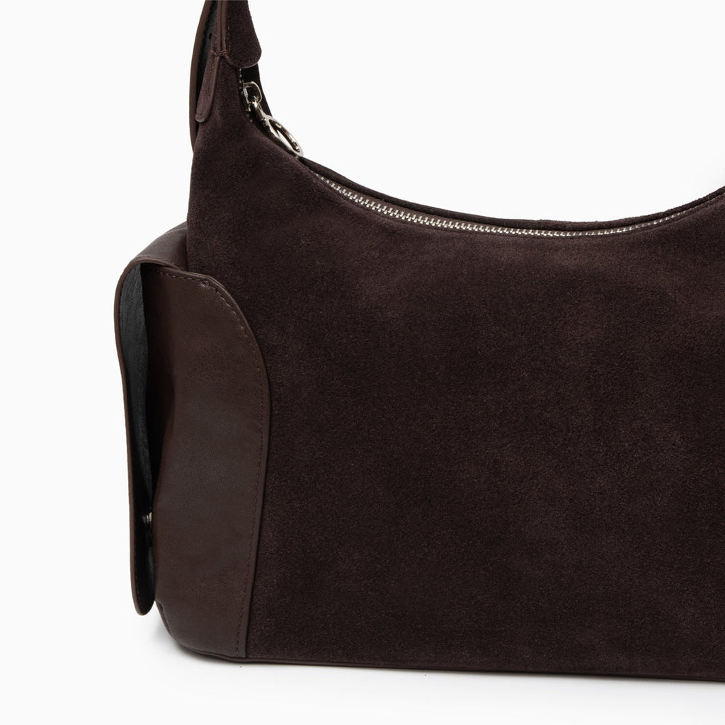 Serena Suede Shoulder Bag