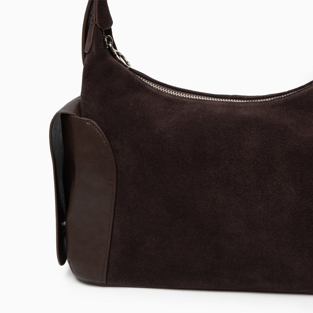 Serena Suede Shoulder Bag