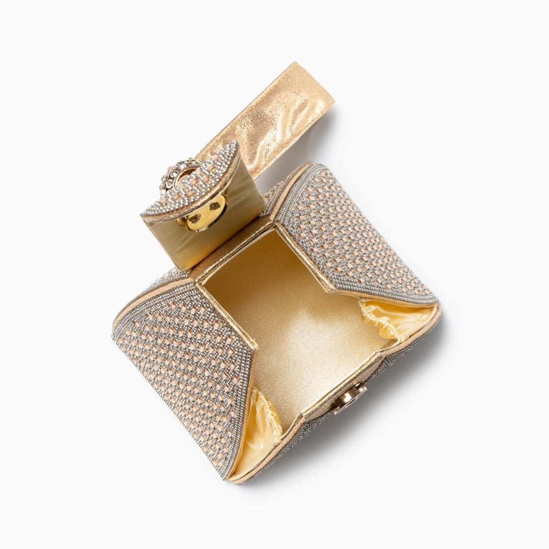 (CS) Crystal Pyramid Handbag